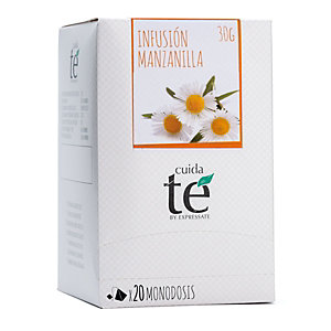 Cuida té Infusión Manzanilla, 20 bolsitas, 50 g