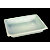 CUKI Vaschetta monouso in PP, Riciclabile, Capacità 5050 cc, 32,2 x 26,2 x 8 cm, Trasparente (confezione 92 pezzi) - 1