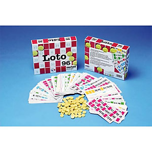 CULTURE CLUB Loto - 96 cartes - Coffret comportant 96 cartons + 90 pions (de 1 à 90).