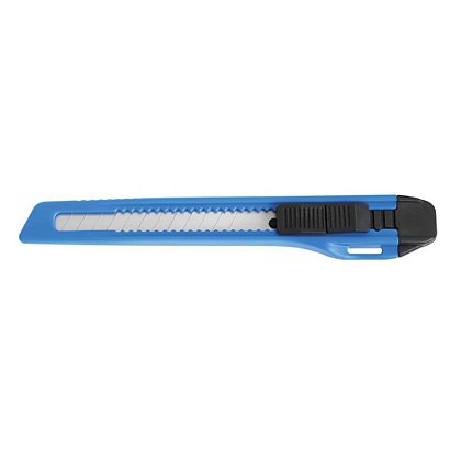Cutter básico revestimiento plástico hoja retráctil azul hoja de 9 mm - 1