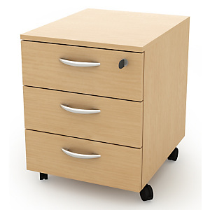Daily Cassettiera a 3 cassetti, su ruote, 41 x 50 x 52,2 cm, Faggio Daily Cassettiera a 3 cassetti, su ruote, 41 x 50 x 52,2 cm, Faggio