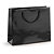 Darčeková taška z lesklého papiera čierna 550x450x150 mm - 16