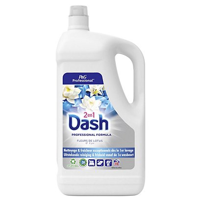 Dash Professional 2-en-1 Lessive liquide - Parfum lotus et lys - Bidon de 110 doses - 1