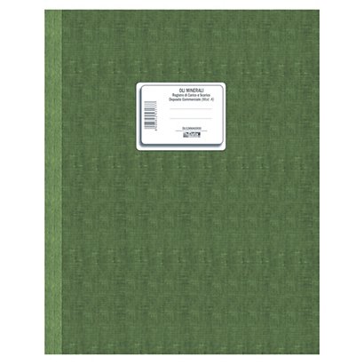 DATA UFFICIO Registro carico/scarico oli minerali - 49 pagine - 31 x 24,5 cm - DU1366A0000 - 1