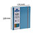 LE DAUPHIN Carnet Iderama 220x170, 192 pages lignées - Bleu - 4