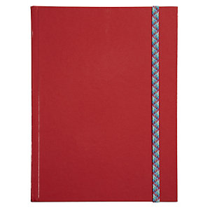 LE DAUPHIN Carnet Iderama 220x170, 192 pages lignées - Rouge
