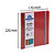 LE DAUPHIN Carnet Iderama 220x170, 192 pages lignées - Rouge - 4