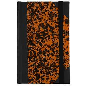 LE DAUPHIN Carnet Marbre 170x110, 192 pages lignées - Orange