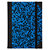 LE DAUPHIN Carnet Marbre 220x170, 192 pages lignées - Bleu - 1