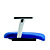 Dauphin Fauteuil de bureau ergonomique Speed-O - dossier résille et piètement coloris Blanc - assise coloris Bleu - 4