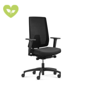 DAUPHIN HUMAN DESIGN GROUP Sedia operativa ergonomica Indeed con braccioli, Tecnologia Ball-Balance, Tessuto ignifugo, Nero DAUPHIN HUMAN DESIGN GROUP Sedia operativa ergonomica Indeed con braccioli, Tecnologia Ball-Balance, Tessuto ignifugo, Nero