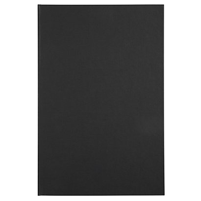 LE DAUPHIN Registre 340X225 Quadrillé 200 pages - Noir toilé - 1