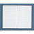 DAUPHIN Registre toilé folioté 22,5X35 cm, 200 pages quadrillées 5x5 - Couverture noire - 1