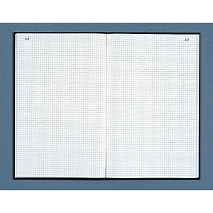 DAUPHIN Registre toilé folioté 22,5X35 cm, 200 pages quadrillées 5x5 - Couverture noire DAUPHIN Registre toilé folioté 22,5X35 cm, 200 pages quadrillées 5x5 - Couverture noire