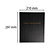 LE DAUPHIN Reliure standard avec recharge 297X210 Livre d'inventaire 100 feuillets foliotés 80g + garde - Noir - 1
