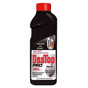 Déboucheur Destop Pro gel 500 ml Déboucheur Destop Pro gel 500 ml