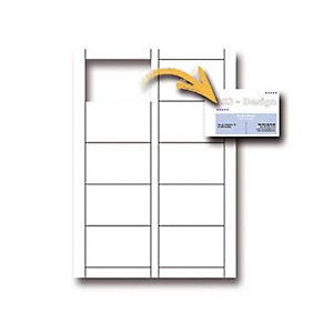 DECADRY Biglietti da visita - 85 x 54 mm - 250 gr - microperforati - bianco - conf. 12 fogli da 10 biglietti DECADRY Biglietti da visita - 85 x 54 mm - 250 gr - microperforati - bianco - conf. 12 fogli da 10 biglietti