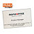 DECAdry Biglietti da visita colorati microperforati - Pergamena grigio - 165 g/mq (confezione 120 pezzi) - 1