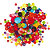 DECO Bottoni - in plastica - colori assortiti  - conf. 650 pezzi - 3