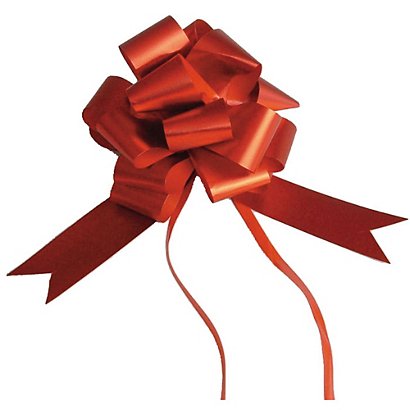 Decorazioni per pacco regalo, Coccarde a strip, Colori assortiti  (confezione 10 pezzi) - Accessori Confezioni Regalo