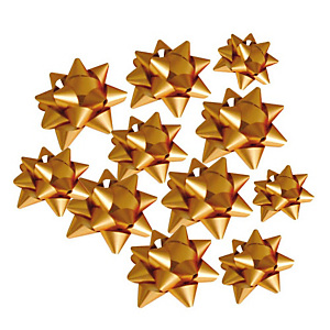Decorazioni per pacco regalo, Stelline Rosse, Dimensioni 14 mm (confezioni 100 pezzi) Decorazioni per pacco regalo, Stelline Rosse, Dimensioni 14 mm (confezioni 100 pezzi)