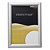 DEFLECTO Porte-visuel avec cadre clipsable A4. Livré avec fixation. Dim : 24 x 32,7 x 1,2 cm - 1