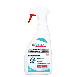 Dégraissant désinfectant cuisine HACCP Wyritol, vaporisateur 750 ml Dégraissant désinfectant cuisine HACCP Wyritol, vaporisateur 750 ml