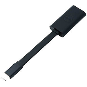 DELL DBQAUBC064, USB Type-C, HDMI, Mâle, Femelle, Noir, 1 pièce(s)