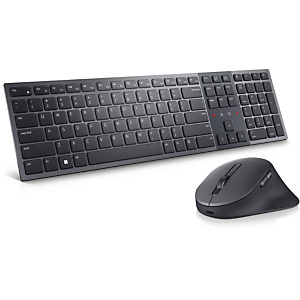 DELL KM900, Taille réelle (100 %), RF sans fil + Bluetooth, Commutateur de touche « ciseaux », AZERTY, Graphite, Souris incluse KM900-GR-FR DELL KM900, Taille réelle (100 %), RF sans fil + Bluetooth, Commutateur de touche « ciseaux », AZERTY, Graphite, Souris incluse KM900-GR-FR