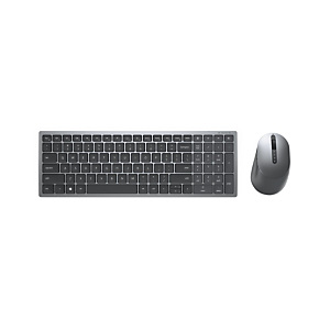Dell Ratón y teclado inalámbricos multidispositivo - KM7120W - español (QWERTY), Completo (100%), RF Wireless + Bluetooth, QWERTY, Gris, Titanio, Ratón incluido KM7120W-GY-SPN Dell Ratón y teclado inalámbricos multidispositivo - KM7120W - español (QWERTY), Completo (100%), RF Wireless + Bluetooth, QWERTY, Gris, Titanio, Ratón incluido KM7120W-GY-SPN