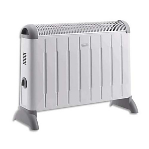 DELONGHI Convecteur mobile 3 puissances maxi 2000W avec poignée - Dim. : L54,2 x H40 x P10,6cm Blanc Gris DELONGHI Convecteur mobile 3 puissances maxi 2000W avec poignée - Dim. : L54,2 x H40 x P10,6cm Blanc Gris