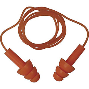 DELTA PLUS 10 paires de bouchons d'oreilles avec cordon ConicFit10 DeltaPlus