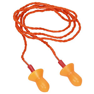DELTA PLUS 10 paires de bouchons d'oreilles réutilisables avec cordon ConicSof10 Delta Plus