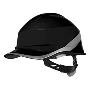 DELTA PLUS Elmetto da cantiere Diamond VI Wind, Nero DELTA PLUS Elmetto da cantiere Diamond VI Wind, Nero