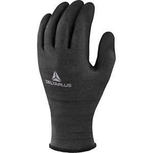DELTA PLUS Guanto a maglia antistatico, Carbonio/DELTAnocut®, Palmo spalmato in schiuma di nitrile, Nero, Taglia 8 (1 paio) DELTA PLUS Guanto a maglia antistatico, Carbonio/DELTAnocut®, Palmo spalmato in schiuma di nitrile, Nero, Taglia 8 (1 paio)