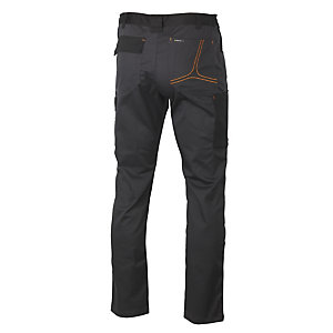 Delta Plus Pantalon de travail Mach - Noir et gris - Taille XL