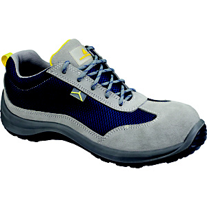 DELTA PLUS Scarpa da lavoro bassa ASTI S1P SRC, Taglia 42, Grigio/Blu (paio)