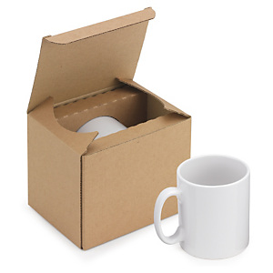 Deluxe crash-lock postal mug box Deluxe crash-lock postal mug box