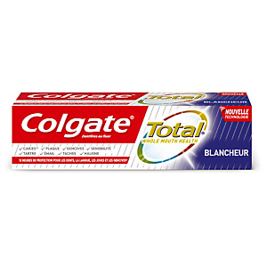 Dentifrice Colgate Total blancheur, tube de 75 ml Dentifrice Colgate Total blancheur, tube de 75 ml