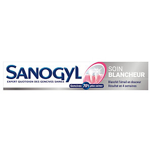 Dentifrice Sanogyl soin blancheur, tube de 75 ml
