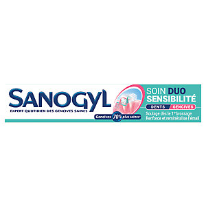 Dentifrice Sanogyl soin sensibilité, tube de 75 ml