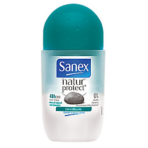 Deodorant roll on Sanex Natur Protect extra efficiënt, per flesje van 50 ml