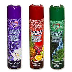 Deodorante Spray Profumatore d'ambiente Lavanda e orchidea 300 ml Deodorante Spray Profumatore d'ambiente Lavanda e orchidea 300 ml