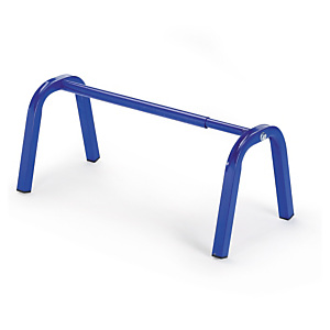 Dérouleur télescopique bleu en acier