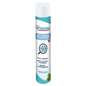 Désinfectant désodorisant bactéricide Wyritol Wyritol aérosol 750 ml Désinfectant désodorisant bactéricide Wyritol Wyritol aérosol 750 ml