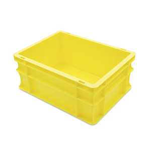 Destockage : Bac gerbable couleur norme Europe RAJA jaune Destockage : Bac gerbable couleur norme Europe RAJA jaune