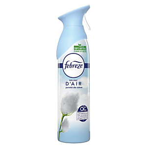Destructeur d'odeurs Fébrèze Plaisir d'air Pureté de coton 300 ml Destructeur d'odeurs Fébrèze Plaisir d'air Pureté de coton 300 ml