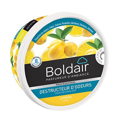 Destructeur d'odeurs en gel Boldair citron 300 g - 1