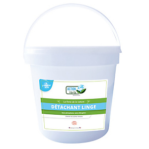 Détachant linge Action Verte Ecocert, seau de 2 kg Détachant linge Action Verte Ecocert, seau de 2 kg