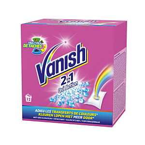 Détachant textile Vanish Oxi action magnets 2 en 1 - 12 doses Détachant textile Vanish Oxi action magnets 2 en 1 - 12 doses